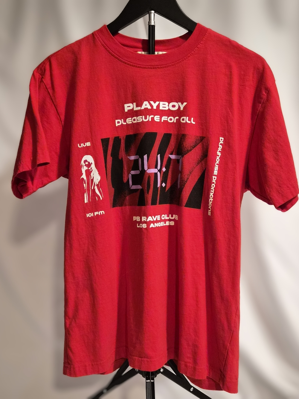 Playboy By PacSun "PB Rave Club" Los Angeles T-Shirt